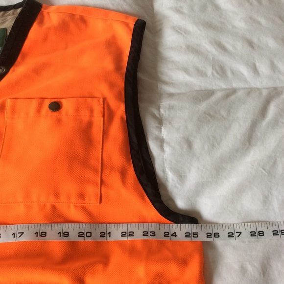 Cabela’s High Visibility Bright Orange Safety Work Hunting Vest Sz L-XL - Picture 12 of 13